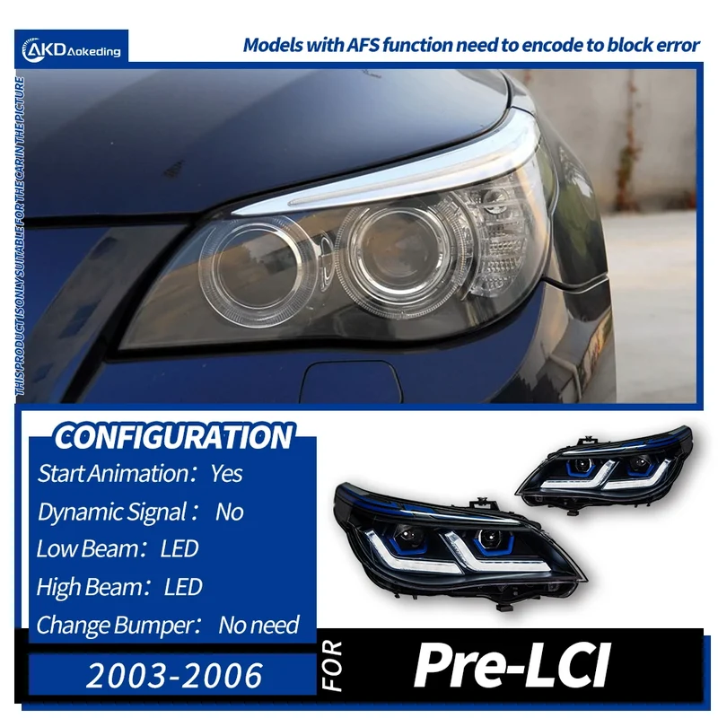 Phares LED BMW Série 5 E60 2003-2010