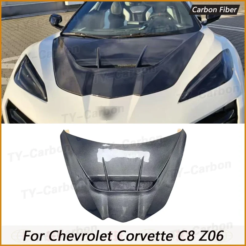 Capot Carbone Chevrolet Corvette C8 Z06 Style ZR1 2020+
