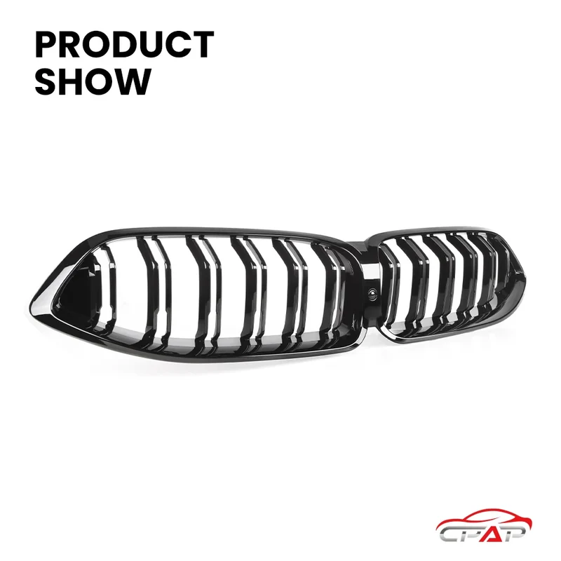 Grille Calandre BMW Série 8 G14 G15 G16 2020+ Noir Brillant