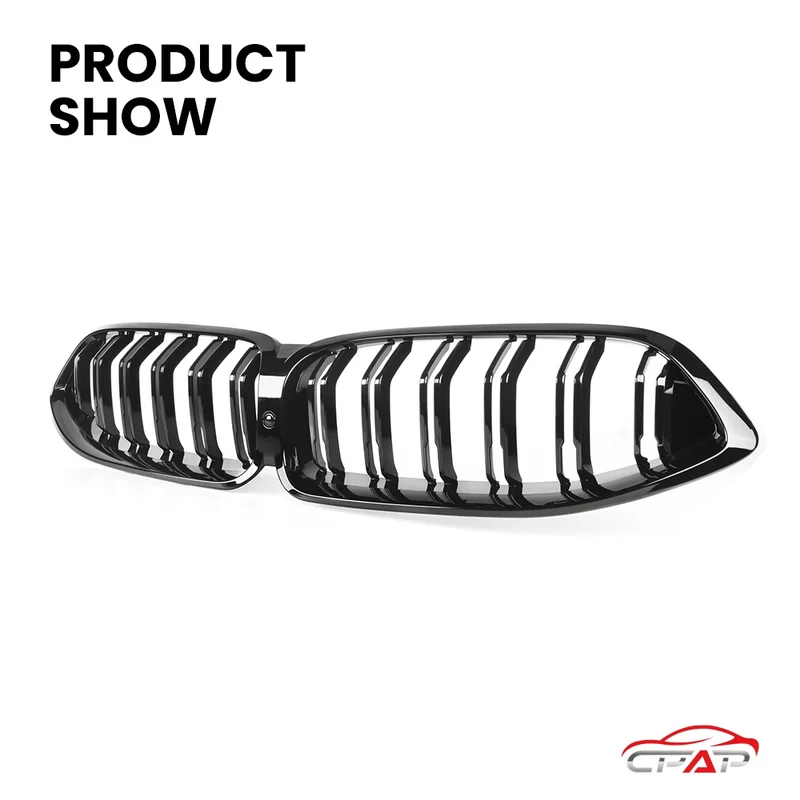 Grille Calandre BMW Série 8 G14 G15 G16 2020+ Noir Brillant