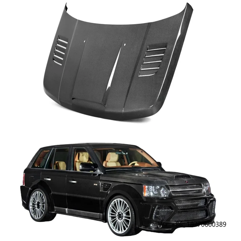 Capot en Fibre de Carbone Range Rover Sport L320 2010