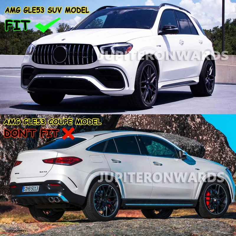 Diffuseur de Pare-Chocs Arrière Mercedes GLE W167 AMG