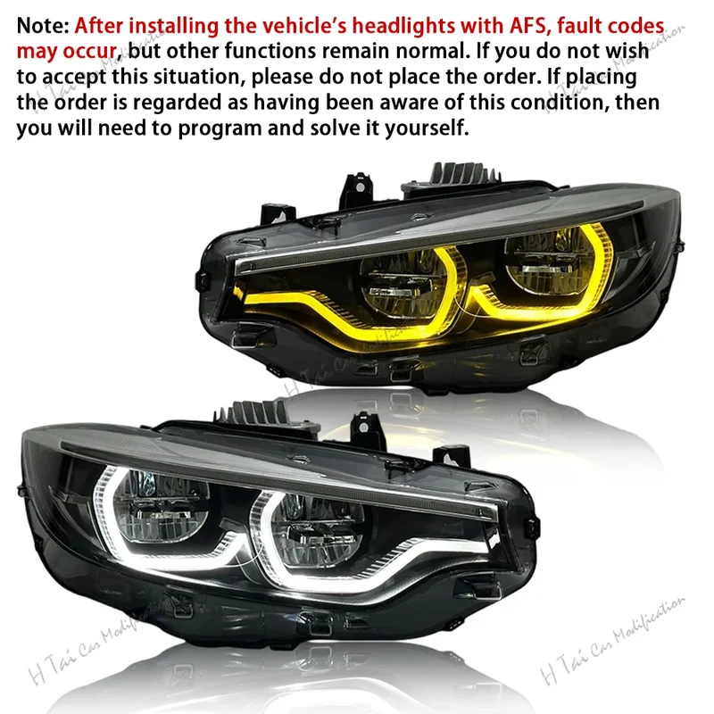 Phares LED BMW Série 4 F32 F82 F36 M4 2013-2020