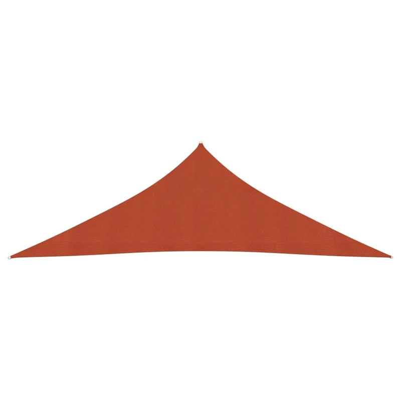 Voile toile d'ombrage parasol 160 g/m² PEHD 3,5 x 3,5 x 4,9 m terre cuite 02_0009345