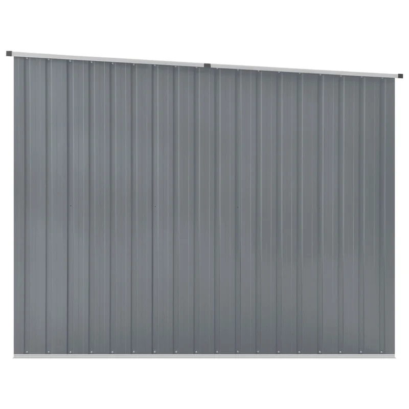 Abri de jardin cabane cabanon maison de stockage remise extérieur hangar outils robuste 195 x 198 x 159 cm acier galvanisé gris 02_0022231