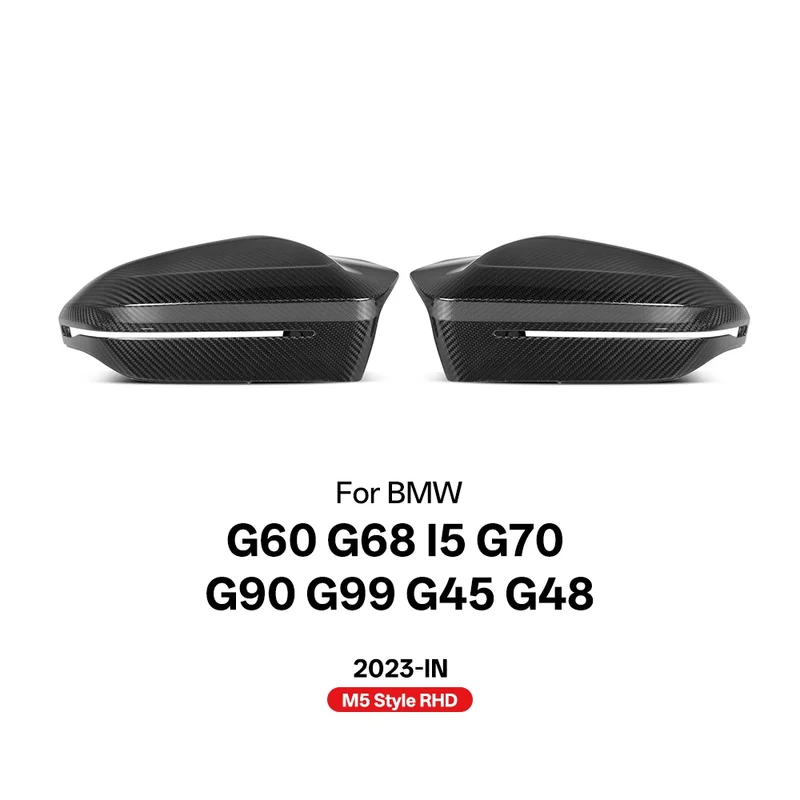 Coque Rétroviseur Carbone BMW G60 G70 i5 M5 Style