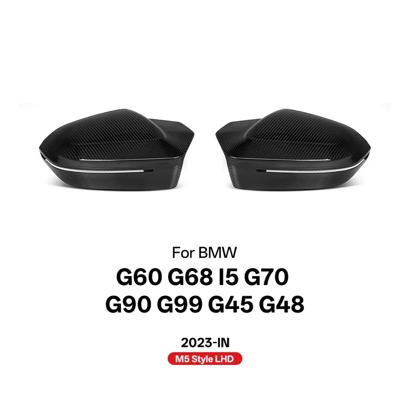 Coque Rétroviseur Carbone BMW G60 G70 i5 M5 Style