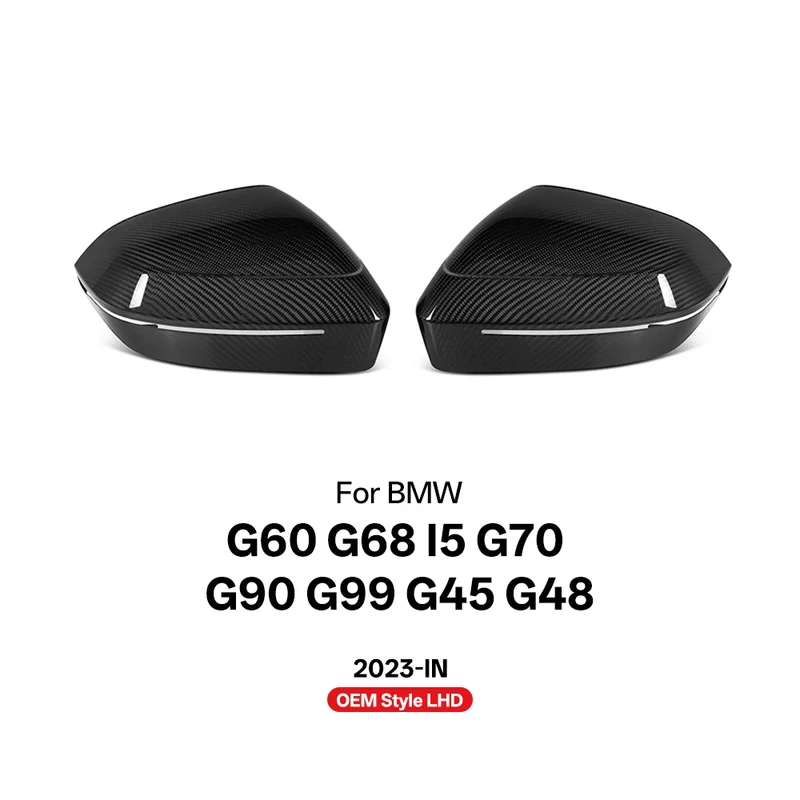 Coque Rétroviseur Carbone BMW G60 G70 i5 M5 Style