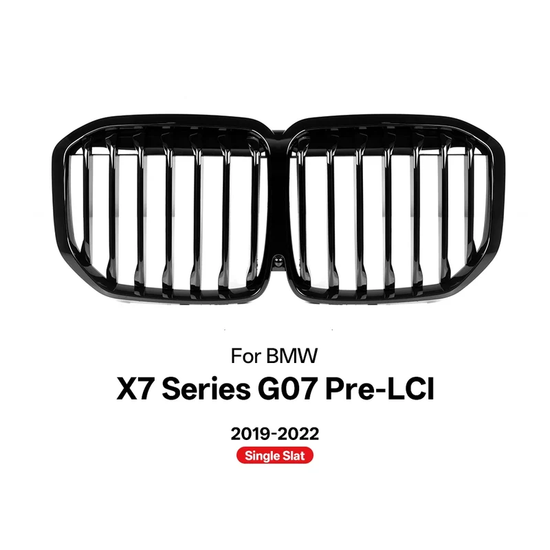 Calandre BMW X7 G07 Noir Brillant 2019-2022