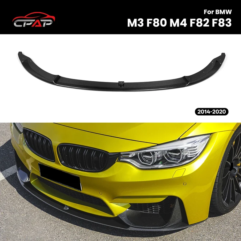 Lame de Pare-Chocs Avant Carbone BMW M3 F80 M4 F82 F83 2014-2020