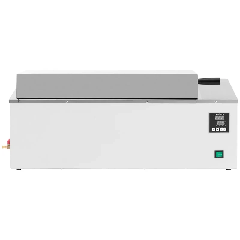 Bain marie thermostaté numérique de laboratoire chauffage doublure en acier inoxydable 36 litres 100 °c 600 x 300 x 200 mm acier inoxydable 14_0008291