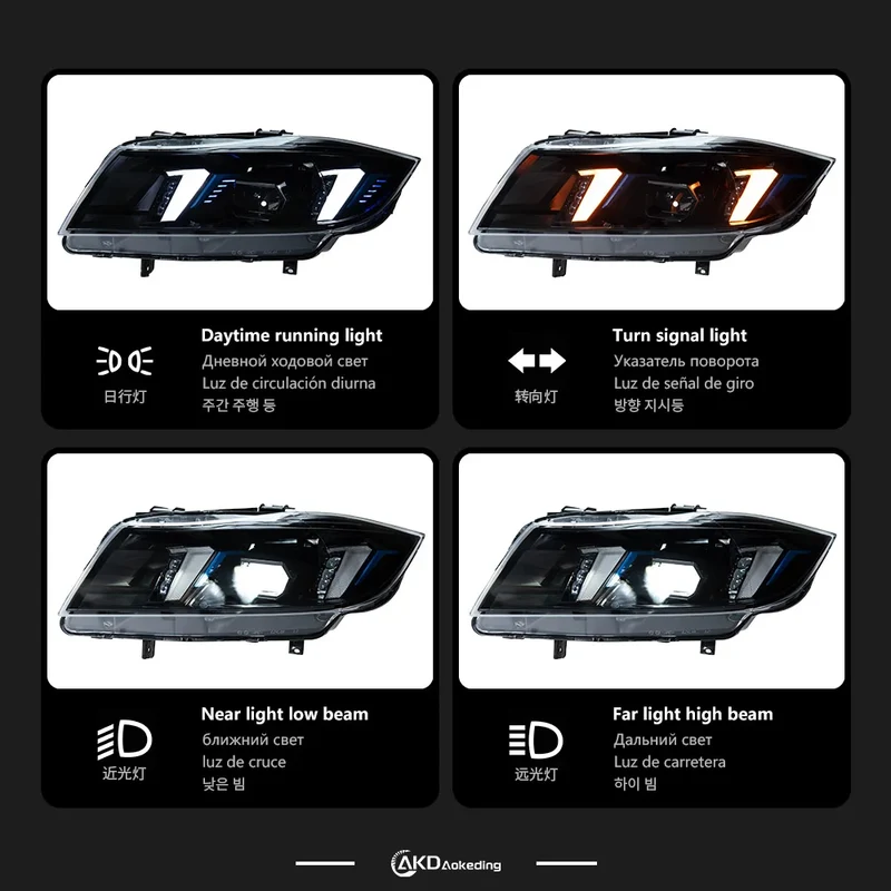 Phares LED Avant BMW E90 2005-2012 Série 3