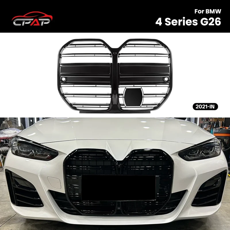 Grilles Avant BMW Série 4 G26 M4 CS Noir Brillant