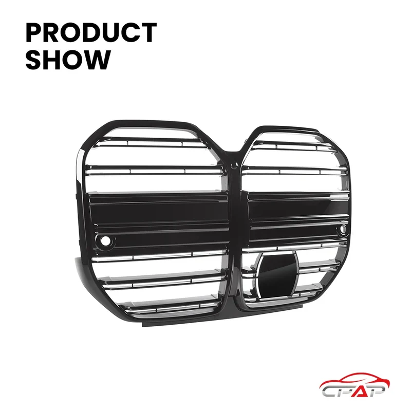 Grilles Avant BMW Série 4 G26 M4 CS Noir Brillant