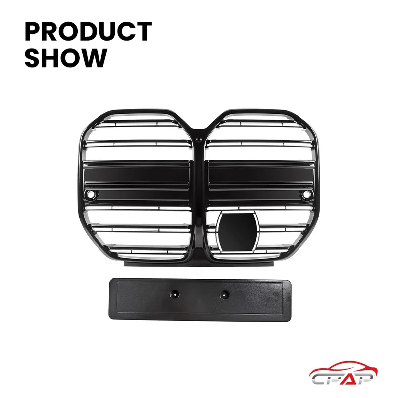 Grilles Avant BMW Série 4 G26 M4 CS Noir Brillant