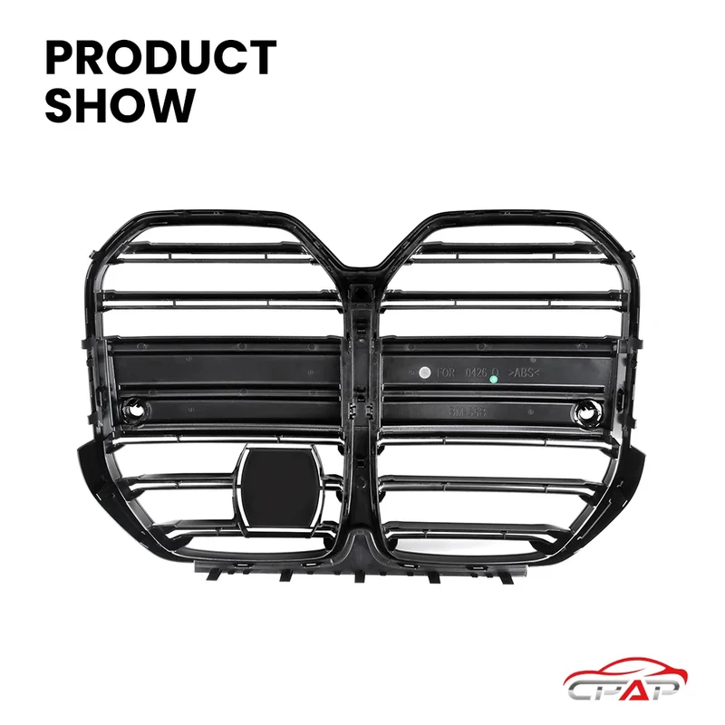Grilles Avant BMW Série 4 G26 M4 CS Noir Brillant