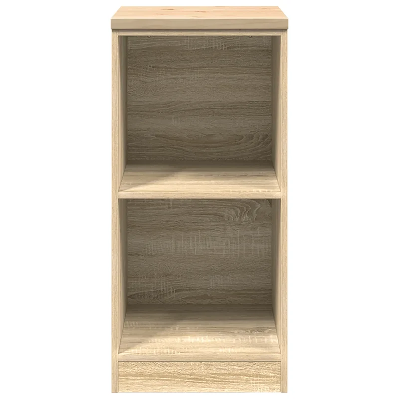 Armoire de rangement garage fonctionnelle avec 2 étagères 40 x 51 x 85 cm en bois pin 02_0051346