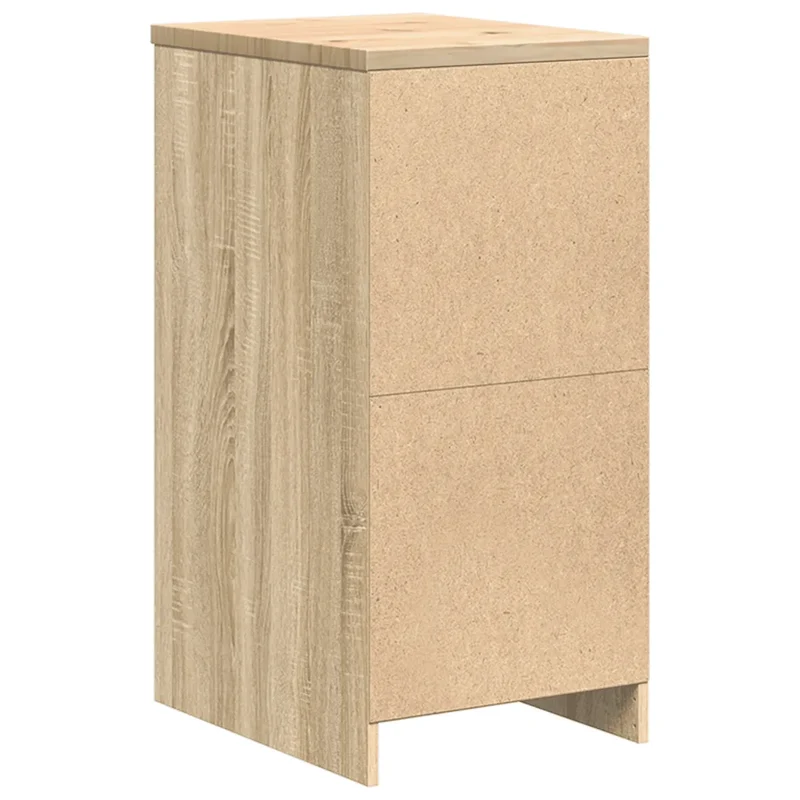 Armoire de rangement garage fonctionnelle avec 2 étagères 40 x 51 x 85 cm en bois pin 02_0051346