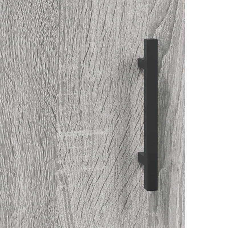 Lot de 2 armoires murales rangement décoratif 69,5 x 34 x 90 cm en bois d'ingénierie sonoma gris 02_0055449