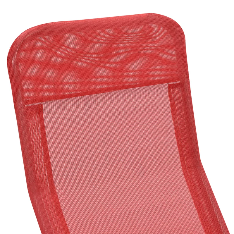 Chaises longues pliables 2 pièces textilène rouge 02_0011952