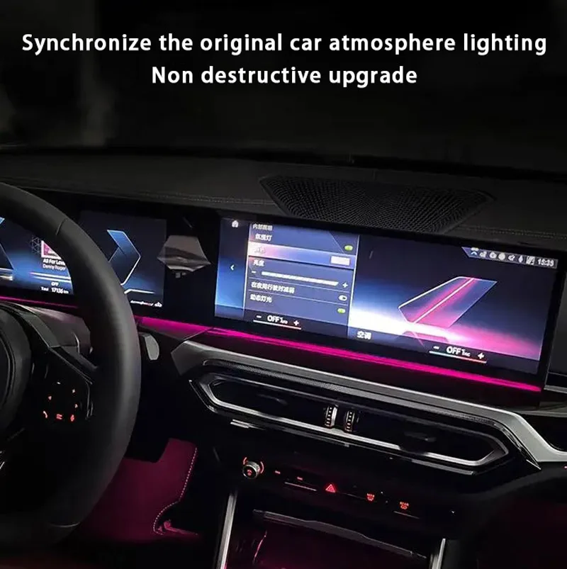 Lumière d'Ambiance sous Écran BMW G20 G60 G05