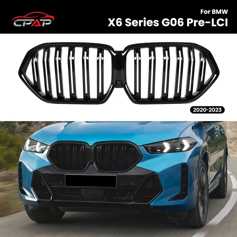 Calandre BMW X6 G06 Noir Brillant 2020-2023