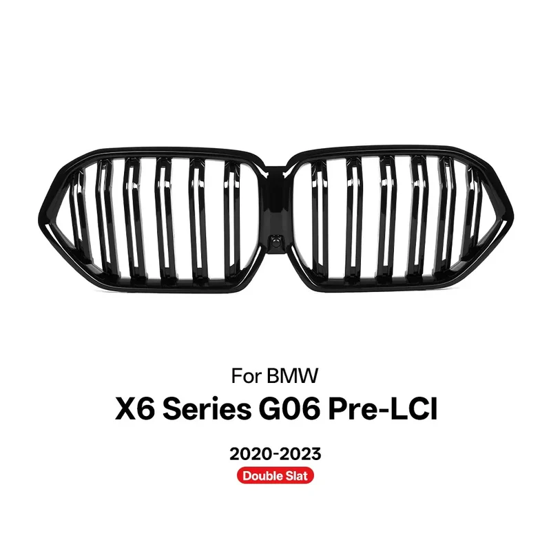 Calandre BMW X6 G06 Noir Brillant 2020-2023