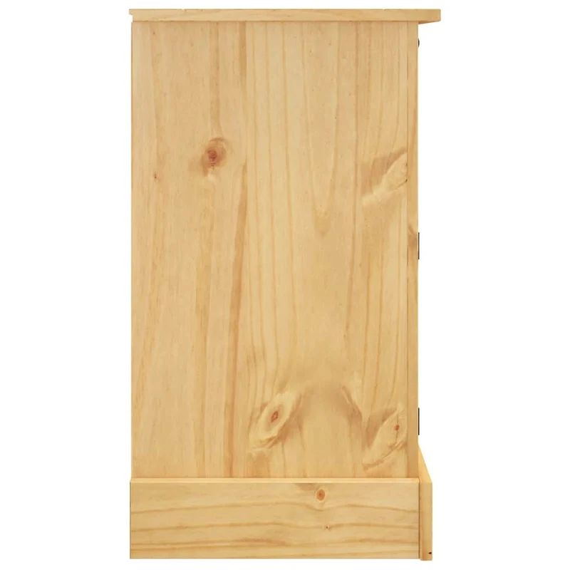 Buffet bahut commode armoire meuble de rangement organisateur cuisine salle de séjour salon Corona 112 x 43 x 78 cm bois massif pin me x icain marron 02_0031749
