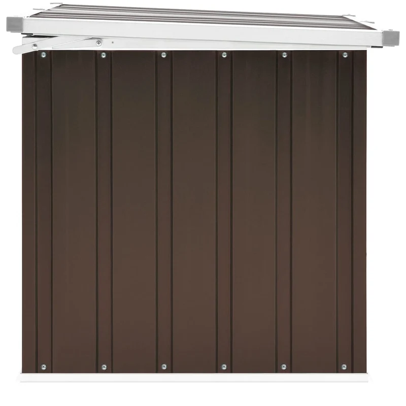 Coffre boîte meuble de jardin rangement 109 x 67 x 65 cm marron 02_0013093