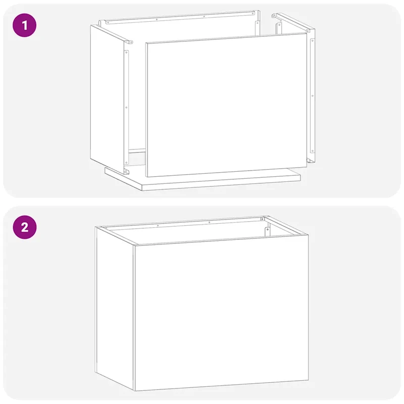 Cache-pot de jardin moderne minimaliste 50 x 32 x 40 cm durable style industriel en acier patiné 02_0052466