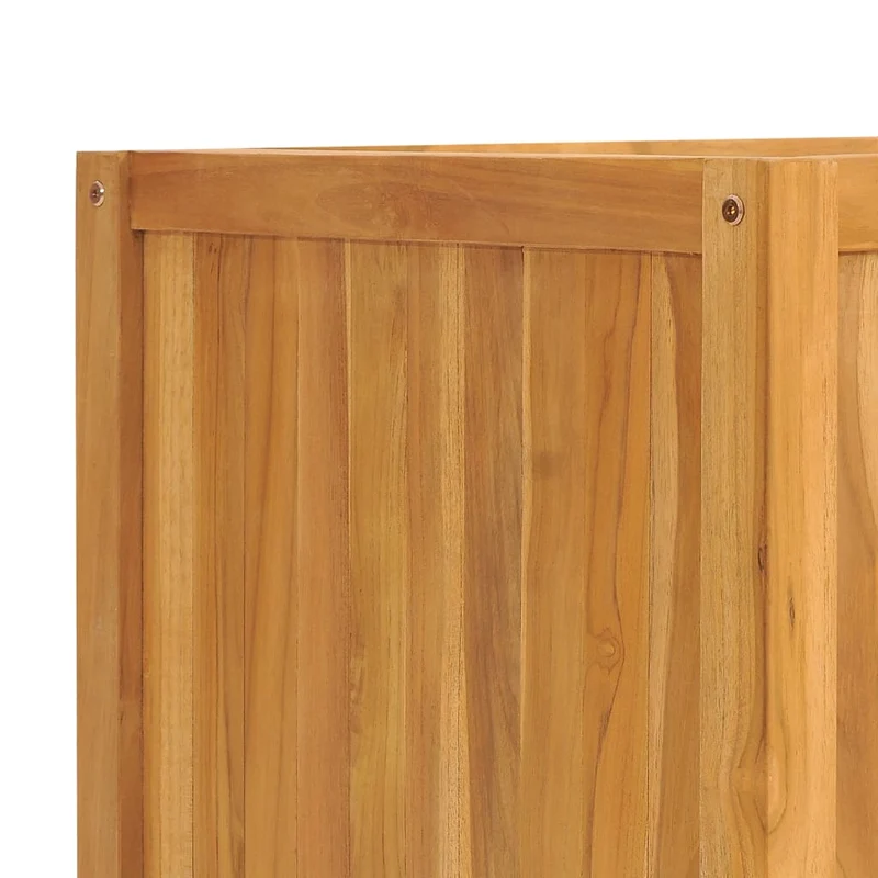 Jardinière bac lit surélevé plantes fleurs terrasse jardin 150 x 50 x 50 cm bois massif de teck marron 02_0039210