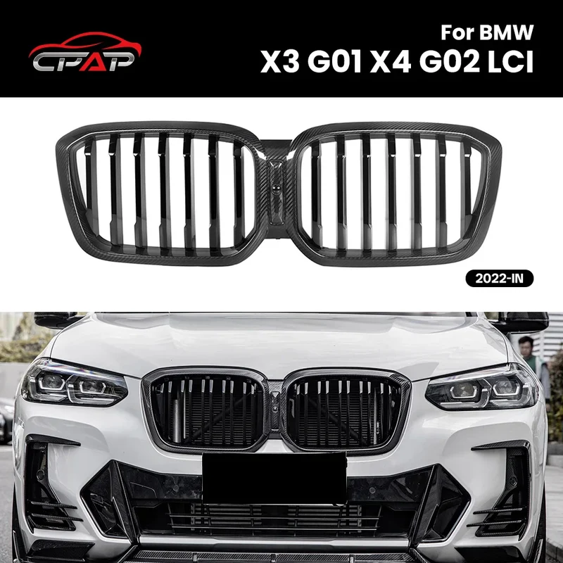 Grille d'Admission d'Air BMW X3 G01 X4 G02 LCI Carbone