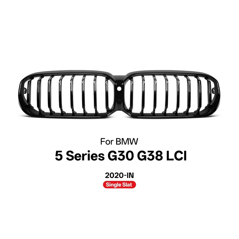 Calandre BMW Série 5 G30 G38 LCI Noir Brillant 2020+