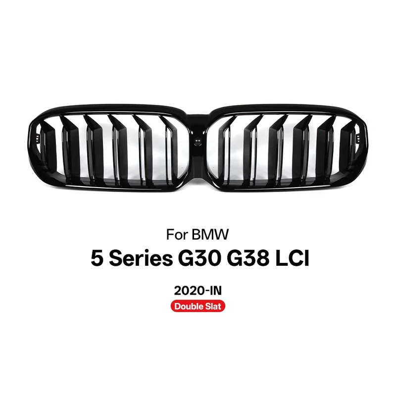 Calandre BMW Série 5 G30 G38 LCI Noir Brillant 2020+