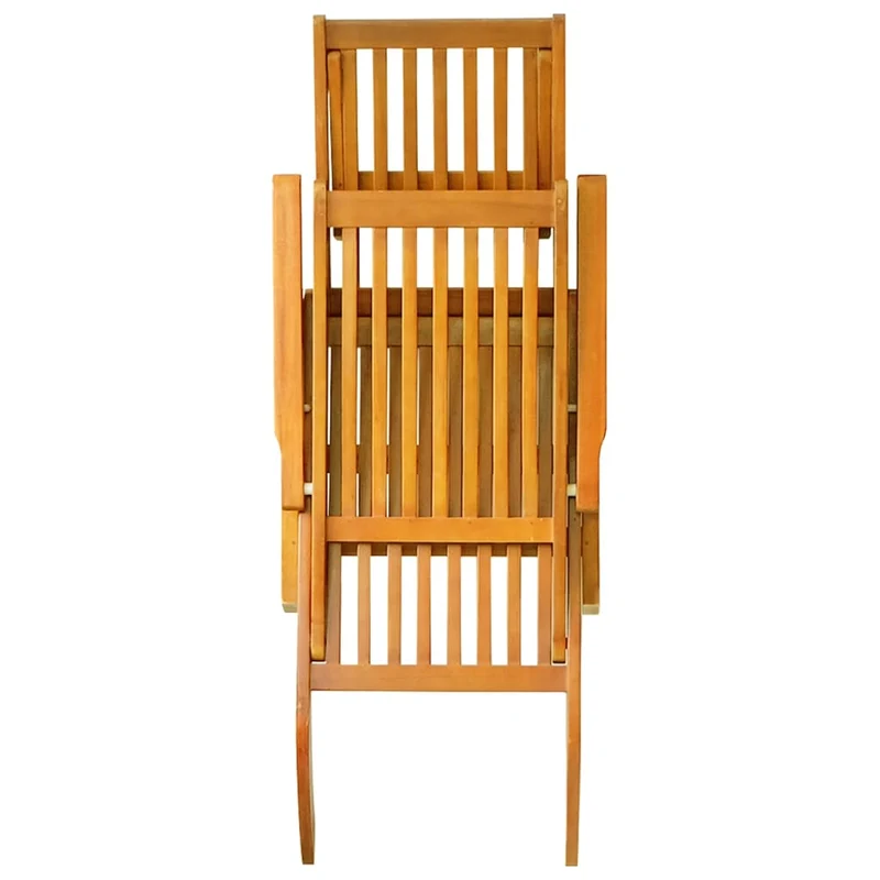 Chaises longues d'extérieur repose-pieds et table 167 x 56 x 75 cm acacia solide 02_0011918