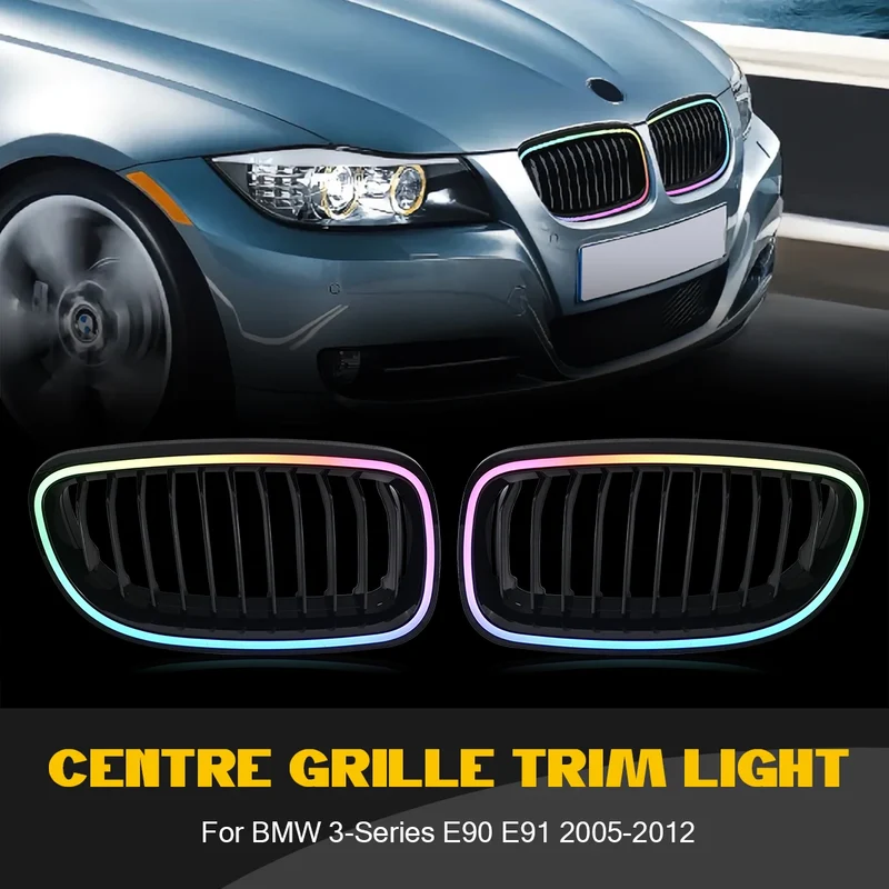 Calandre BMW E90 Série 3 2009-2012 Éclairage RGB