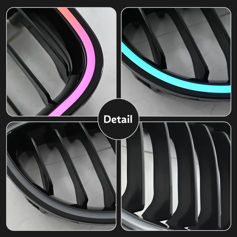 Calandre BMW E90 Série 3 2009-2012 Éclairage RGB