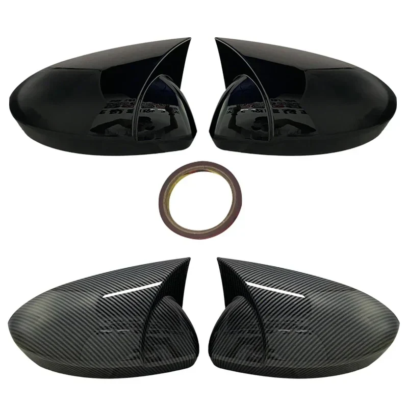 Coques de Rétroviseur Renault Megane 4 2016-2020 Noir Brillant
