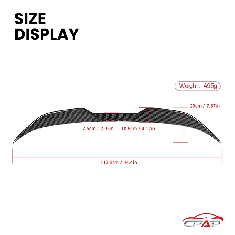 Aileron de Toit Carbone BMW Série 2 G42 G87 2022+