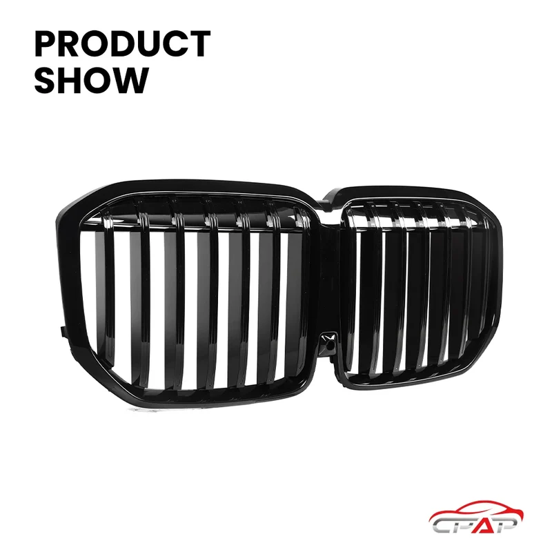 Grille de Pare-Chocs Avant BMW X7 G07 LCI 2023 Noir Brillant