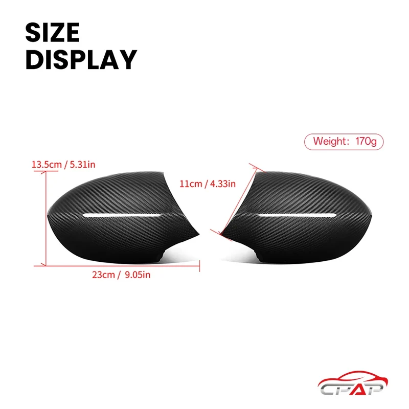 Coque de Rétroviseur Carbone BMW M3 E92 E87 1M 2006-2013