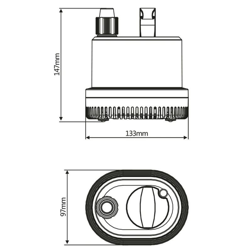 Pompe d’aquarium 2500 litres par heure 40 watts pompe submersible aquariophilie 16_0002167