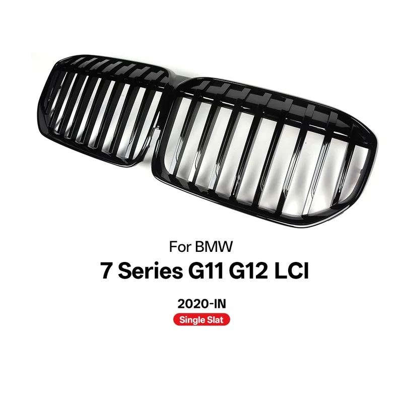 Calandre BMW Série 7 G11 G12 LCI 2020+ Noir Brillant