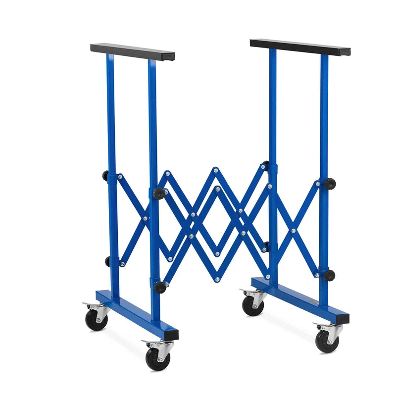 Tréteau télescopique roulettes avec freins tréteaux en hauteur 79 à 127 cm 14_0006478