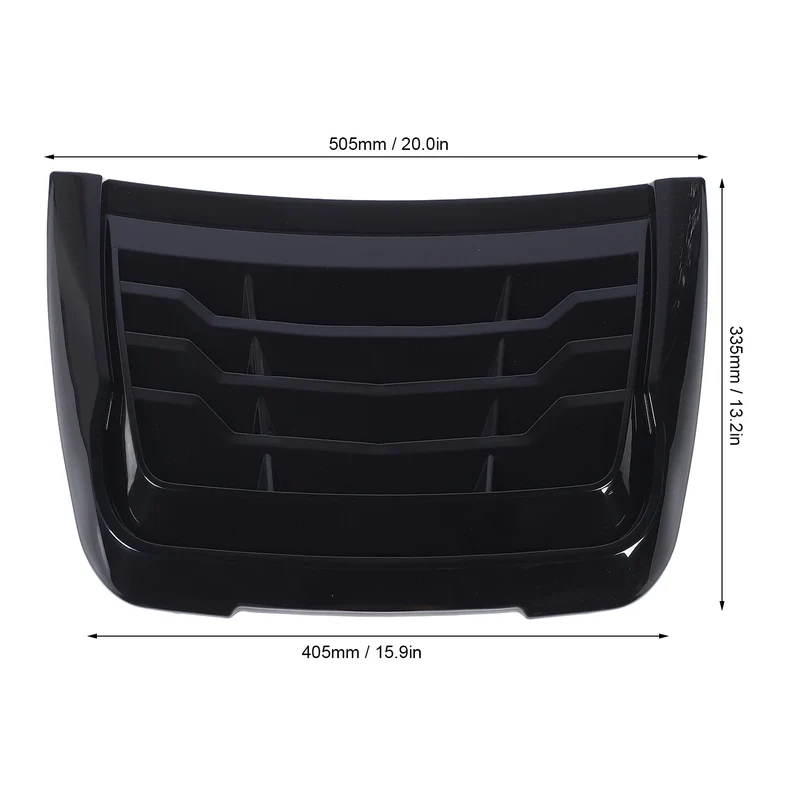 Prise d'Air de Capot Ford Ranger 2015-2022 Noir Brillant