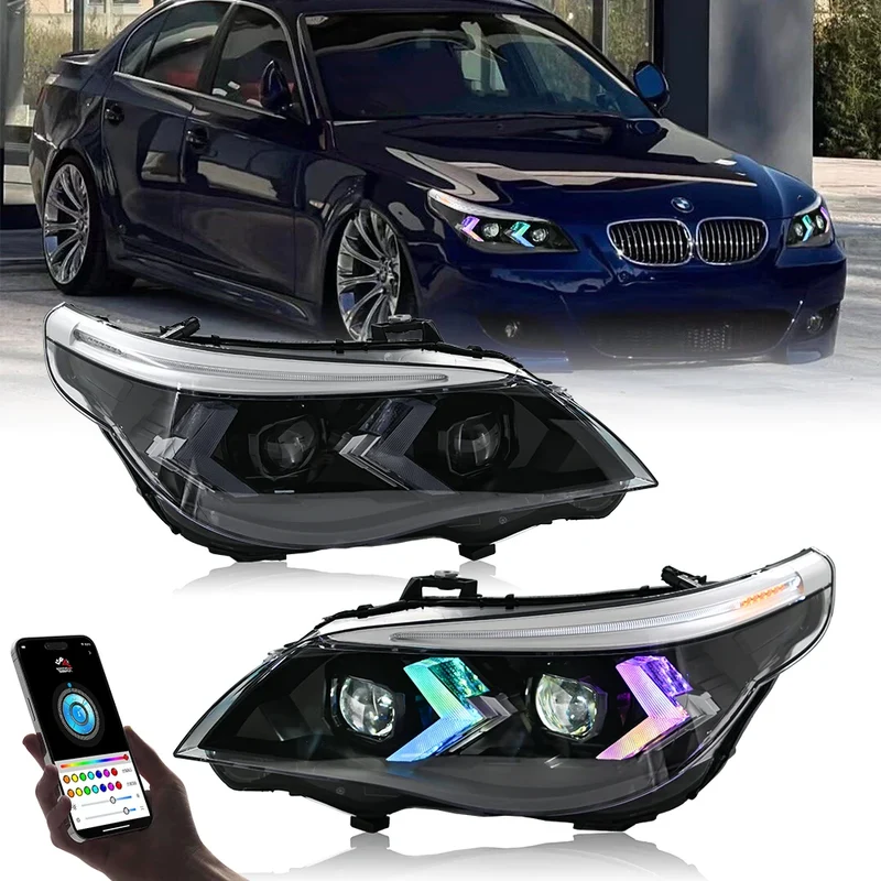 Phares LED BMW Série 5 E60 E61 2005-2010