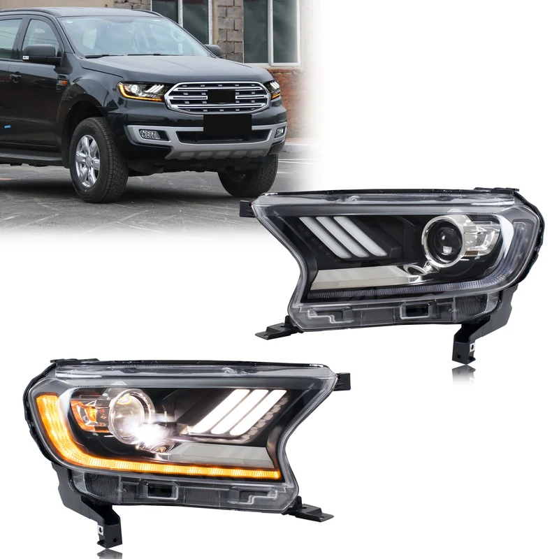 Phares LED Ford Ranger T7 T8 2015-2021 matriciels séquentiels