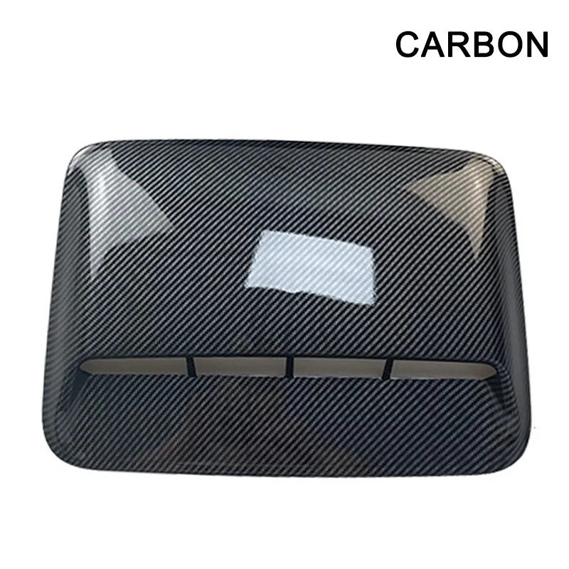 Prise d'Air de Capot Décorative Universelle Aspect Carbone