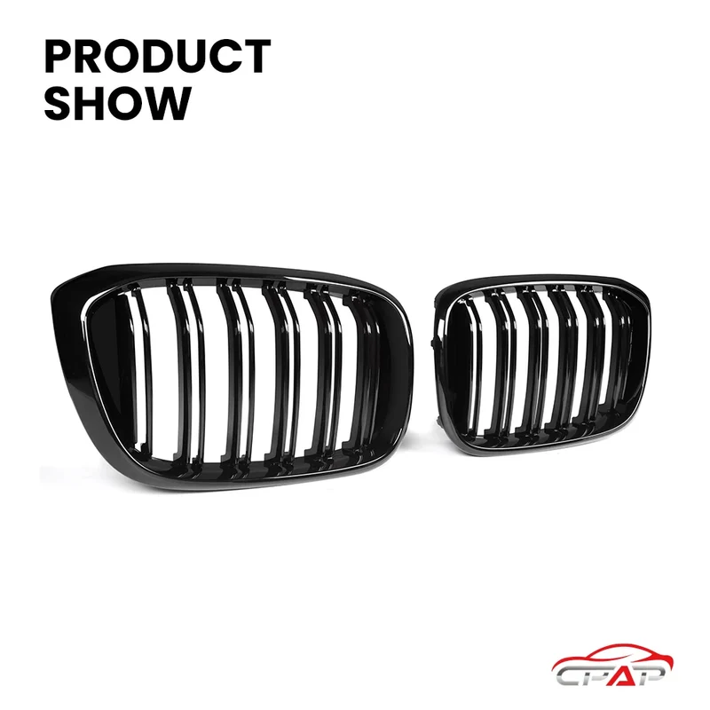 Grille de Pare-Chocs Avant BMW X3 G01 X4 G02 2019-2021 Noir Brillant
