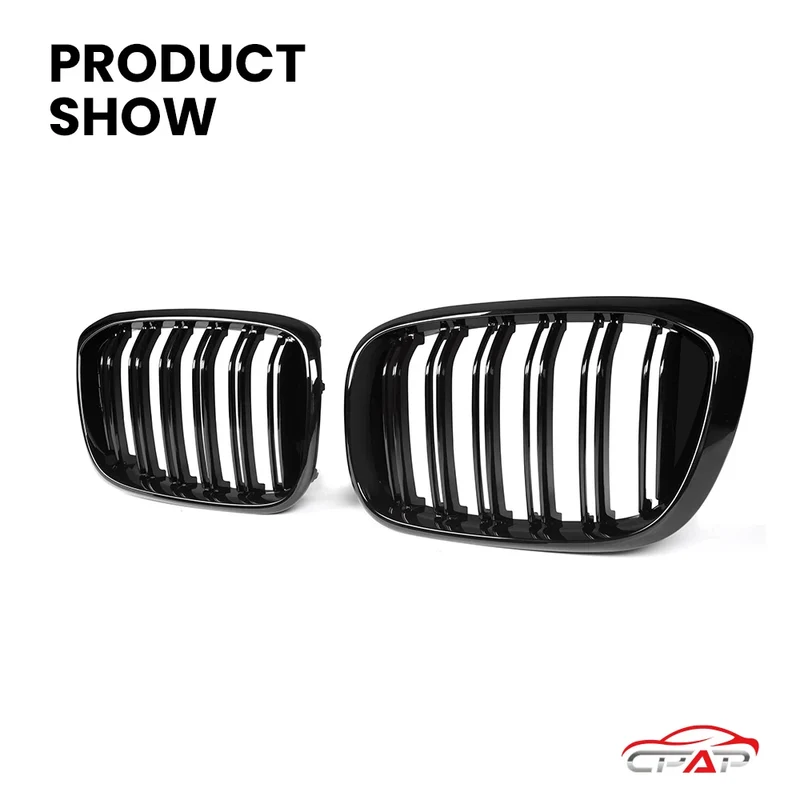 Grille de Pare-Chocs Avant BMW X3 G01 X4 G02 2019-2021 Noir Brillant